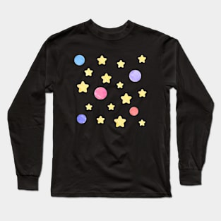 Outer Space Planets and Stars Long Sleeve T-Shirt